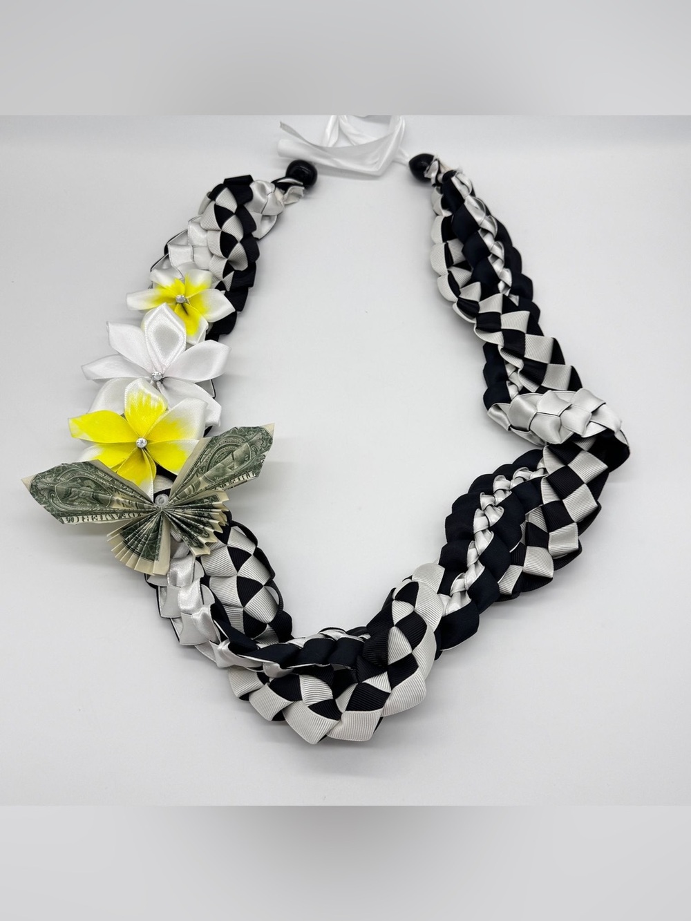 NEW Handmade Ribbon Leis Forever Flower Gift